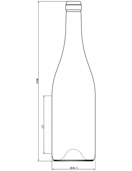 BOURGOGNE CARACTERE FM 75CL 55MM