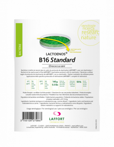 LACTOENOS B16 STANDARD ET SON RÉACTIVATEUR