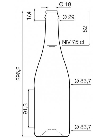 75CL CUVE CLOSE L+G