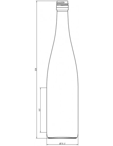 FLUTE ALSACE BVS 75cl